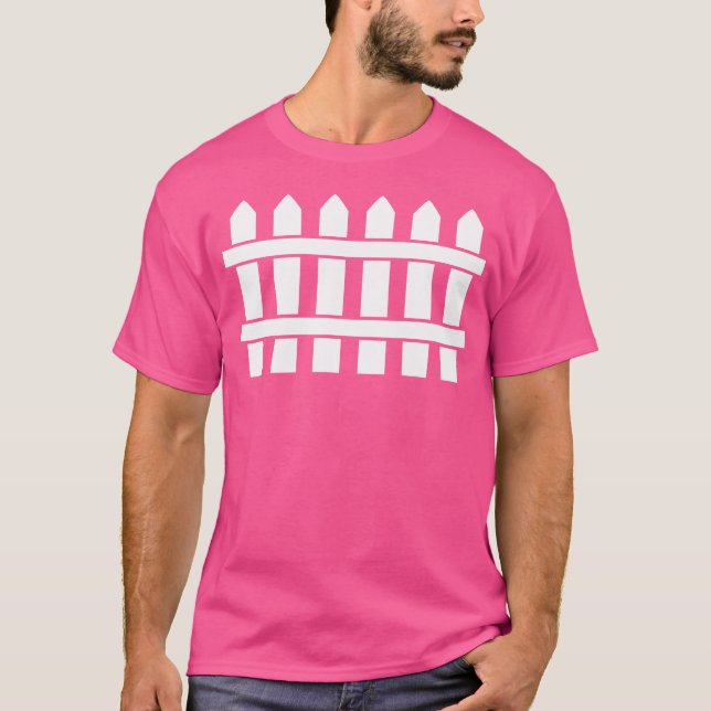 T-shirt Clôture de jardin (Devant)
