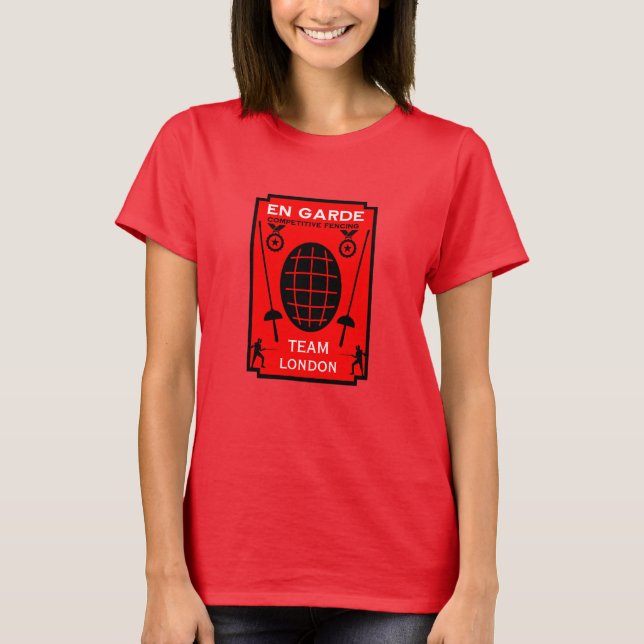 T-shirt Clôture de l'épée concurrentielle (Devant)
