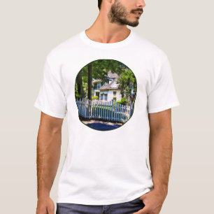 T-shirt Clôture en Piquets Blancs