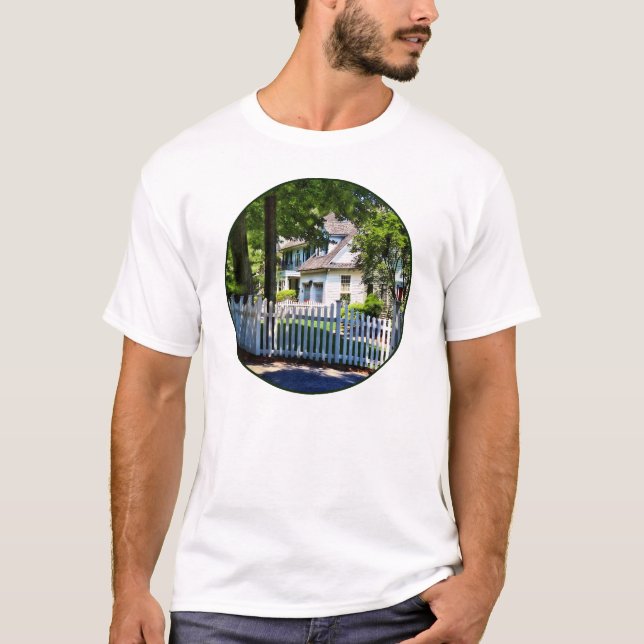 T-shirt Clôture en Piquets Blancs (Devant)