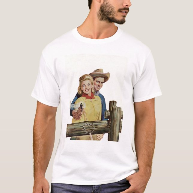 T-shirt Clôturé le cowboy (Devant)