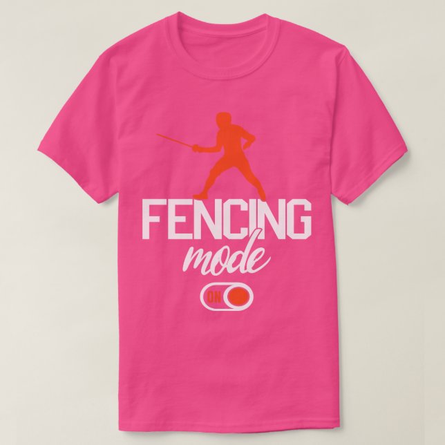 T-shirt Clôture Mode Sport Épées Epee Écrans (Design devant)