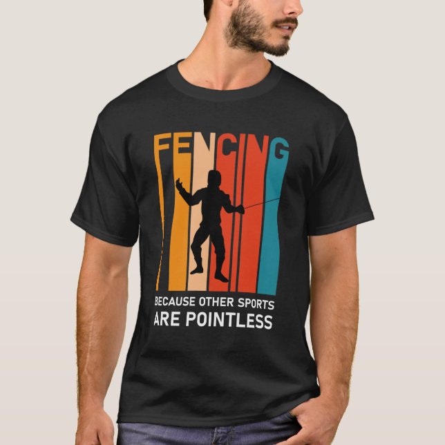 T-shirt Clôture Parce Que D'Autres Sports Sont Sans Pointe (Devant)