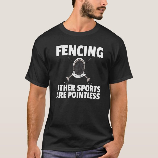 T-shirt Clôture Pour Le Joueur Fence Coach (Devant)