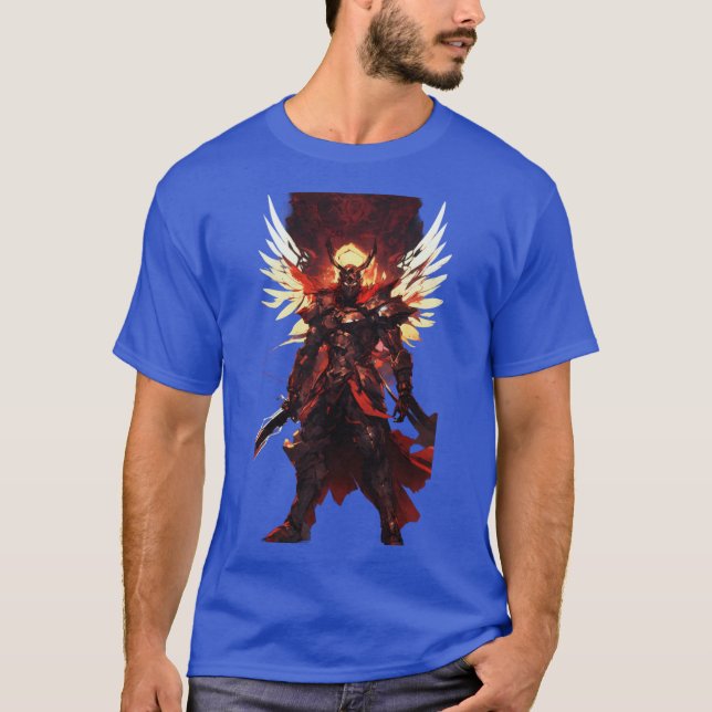 T-shirt ''Cloud Guardian : L'ange du diable numérique" (Devant)