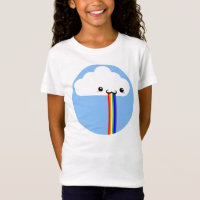 Cloud Puking Rainbow Tee - shirt