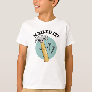 T-shirt Cloué Il Drôle Marteau Clou Nail Pun