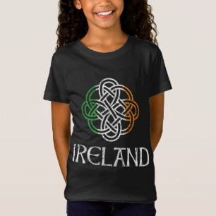 T-Shirt Clover à noeud celtique Irlande Vintage St Paddys 