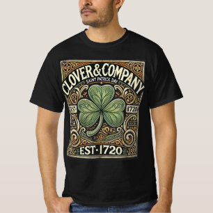T-shirt Clover & Company - St. Patrick’s Day Tee Vintage