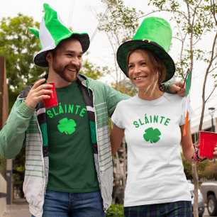 T-shirt Clover d'Irlande de Sláinte St Patrick's Day