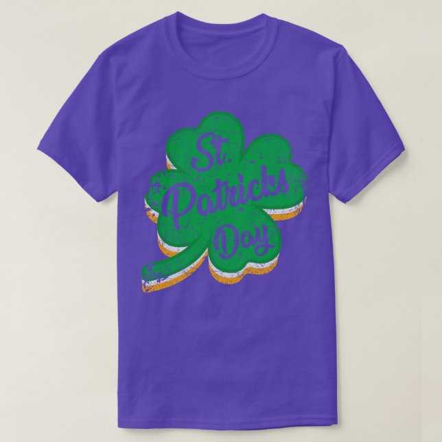T-shirt Clover irlandais vintage (Design devant)