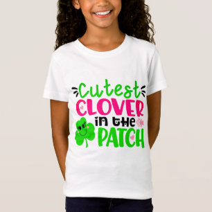 T-Shirt Clover Le Plus Cutest Dans Le Patch Saint Patric