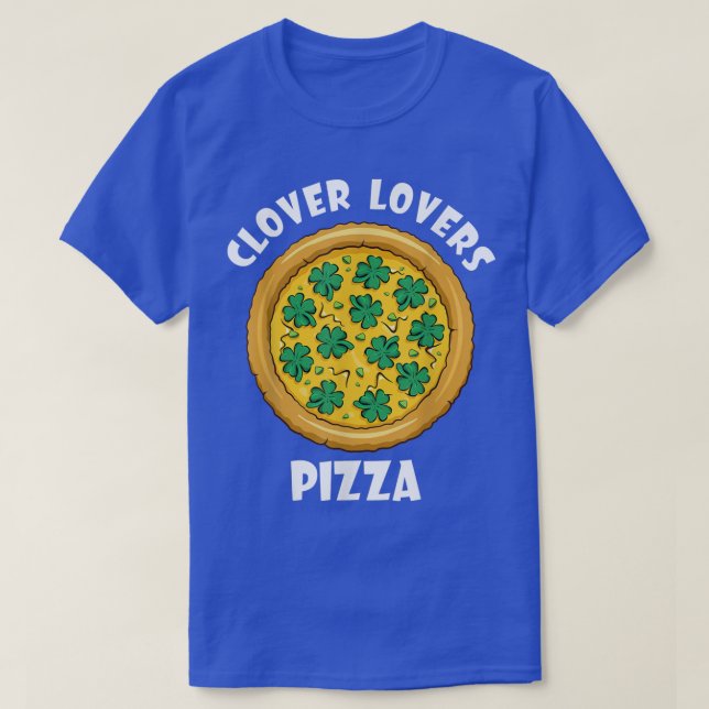 T-shirt Clover Lovers Pizza Shamrock St Patricks Day Toddl (Design devant)