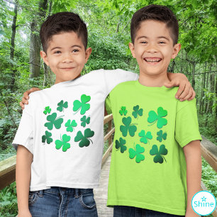 T-shirt Clover Shamrock feuille mignonne St Patrick's Day