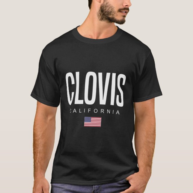 T-shirt Clovis California Ca (Devant)