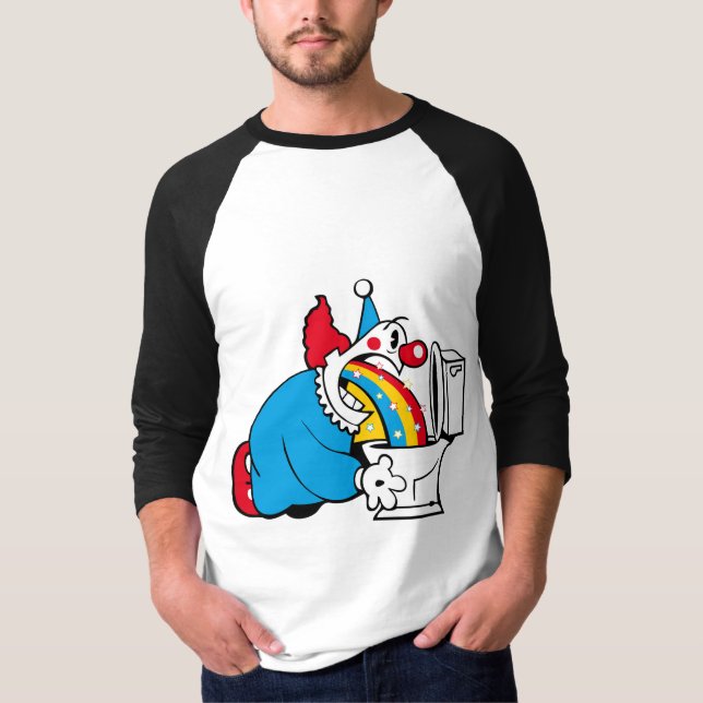 T-shirt Clown arc-en-ciel (Devant)