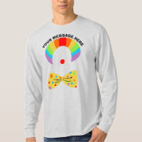 Clown avec perruque arc-en-ciel Graphique personna