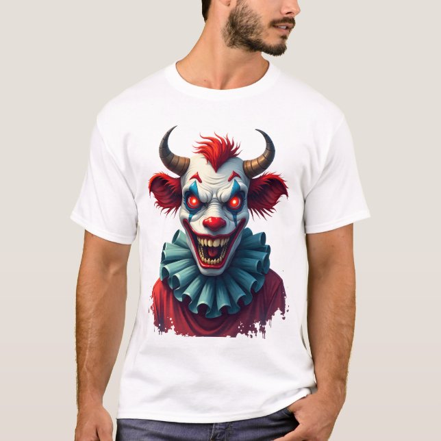 T-shirt Clown Cow of Terror (Devant)