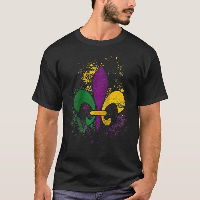 T-shirt Clown Crown Mardi Gras (Devant)