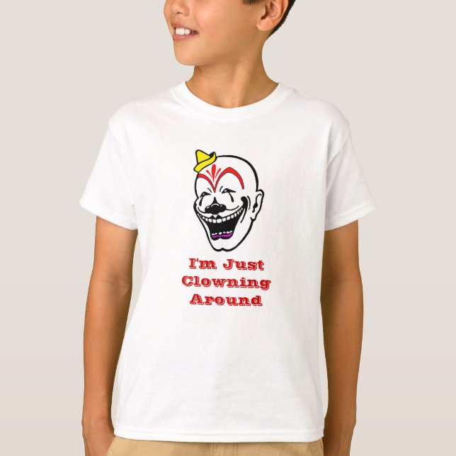 T-shirt Clown de cirque vintage (Devant)