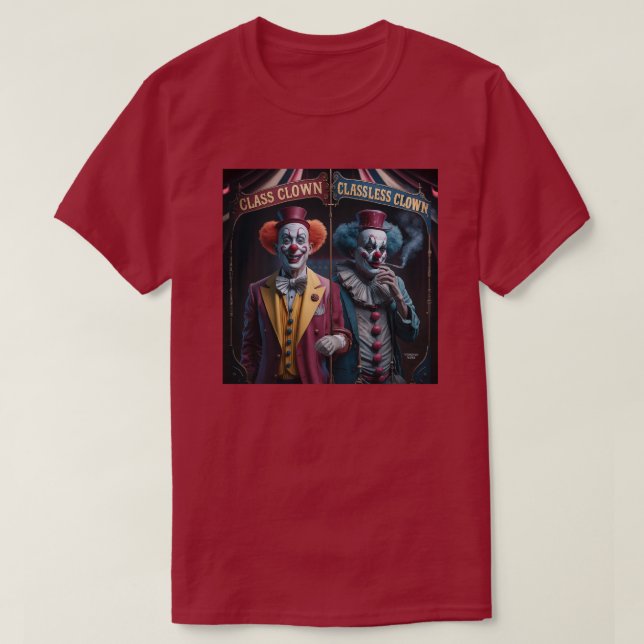 T-shirt Clown de classe (Design devant)
