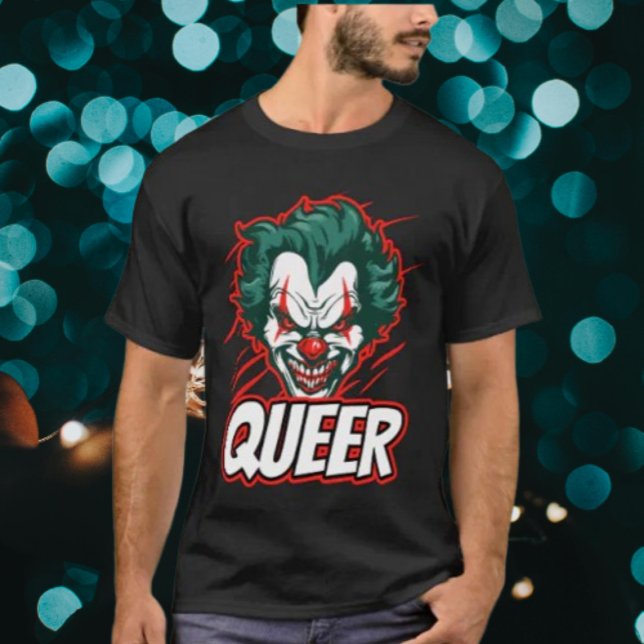 T-shirt Clown de la fierté queer (Créateur téléchargé)