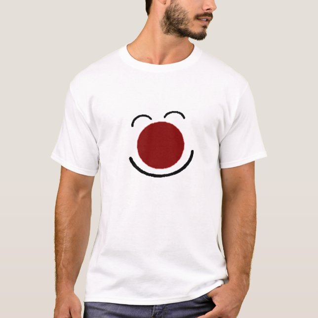 T-shirt clown de visage (Devant)