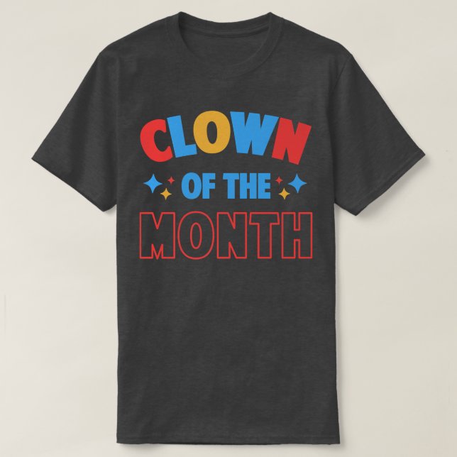 T-shirt Clown Du Mois Clowncore Esthétique Funny Circu (Design devant)