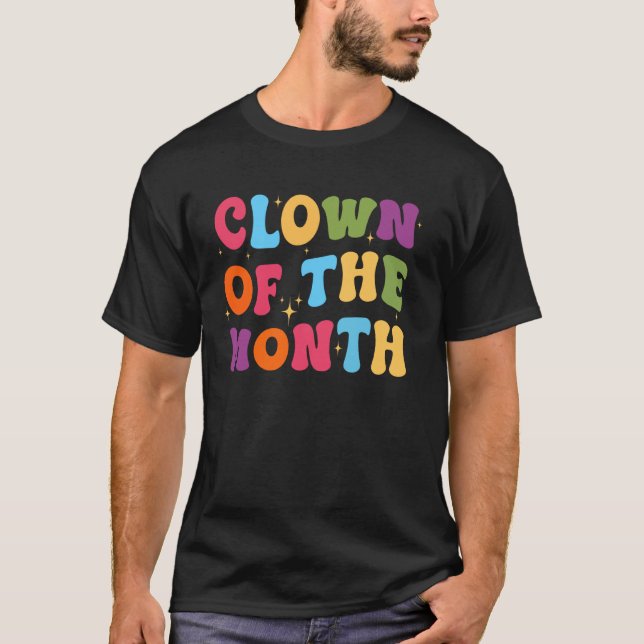 T-shirt Clown Du Mois Clowncore Esthétique Funny Circu (Devant)