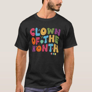 T-shirt Clown Du Mois Clowncore Esthétique Funny Circu