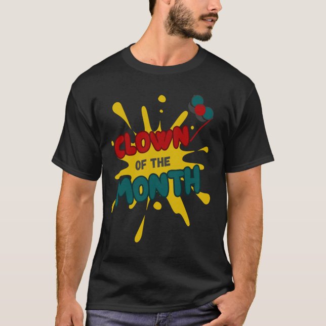 T-shirt Clown Du Mois Clowncore Esthétique Funny Circu (Devant)