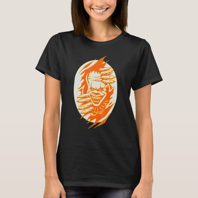 T-shirt Clown effrayant (Devant)