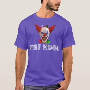 T-shirt Clown effrayant de caresses libres Halloween News 