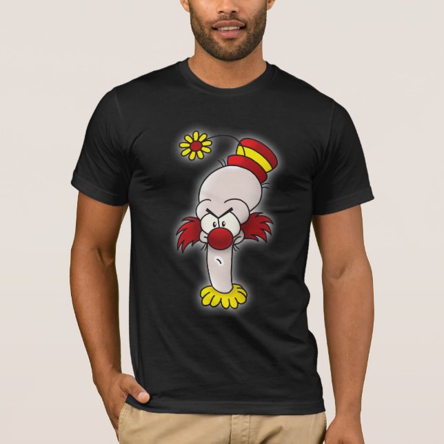 T-shirt Clown en colère (Devant)
