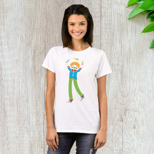T-shirt Clown en jonglage