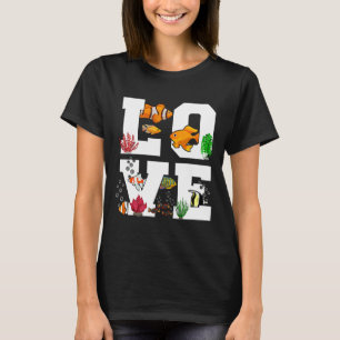 T-shirt Clown Fish Love Fish Tank