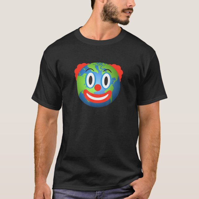 T-shirt Clown inspiré de la Terre Clown Mondial Connexe Cl (Devant)