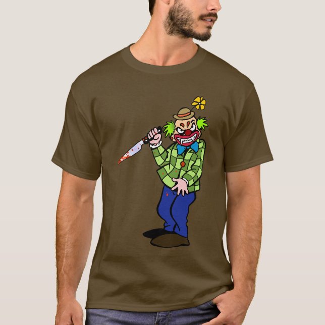 T-shirt Clown mauvais (Devant)