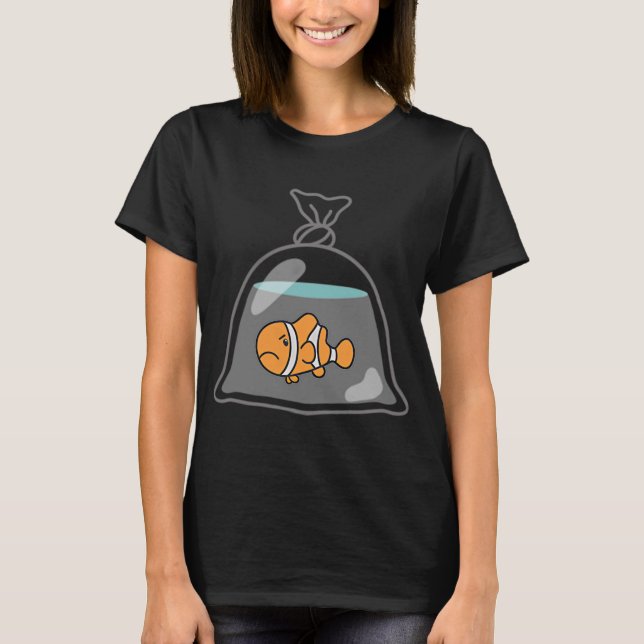 T-shirt Clown poisson grincheux (Devant)