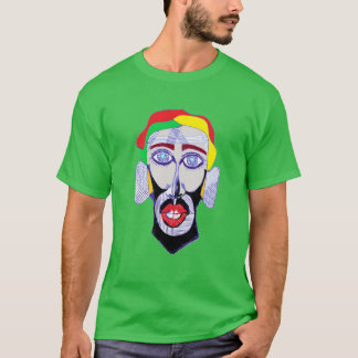 T-shirt clown robot
