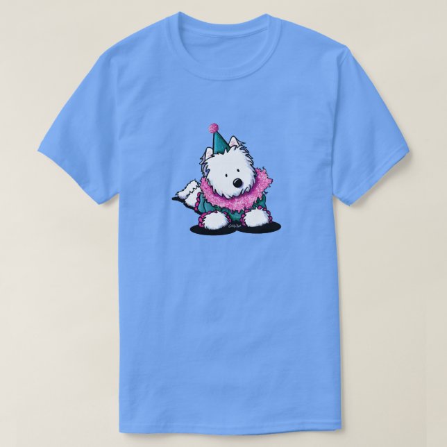 T-shirt Clown Westie Cirque (Design devant)