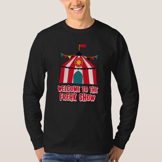 T-shirt Clowncore Circus Tente Freak Show (Devant)