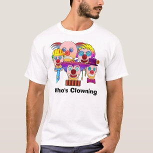 T-shirt clowns1, qui fait le clown