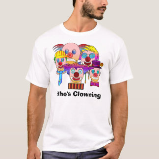 T-shirt clowns1, qui fait le clown