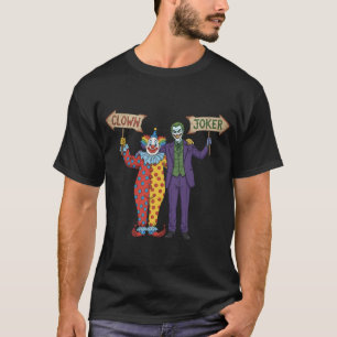 T-shirt Clowns à Gauche Flèches de Direction Drôles aux Jo