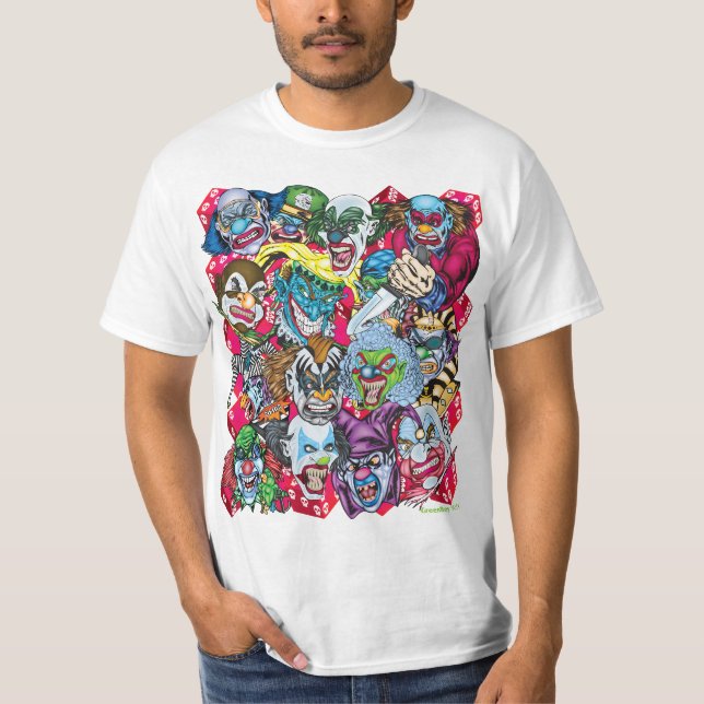 T-SHIRT CLOWNS-ALL-OVER (Devant)