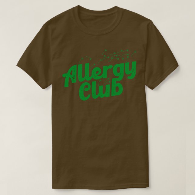 T-shirt Club Allergy (Design devant)