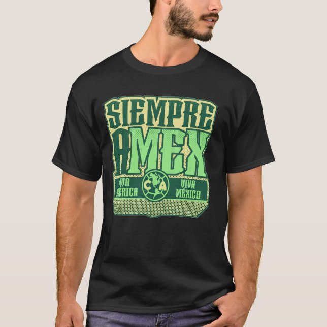 T-shirt Club América soutient l'équipe mexicaine de footba (Devant)