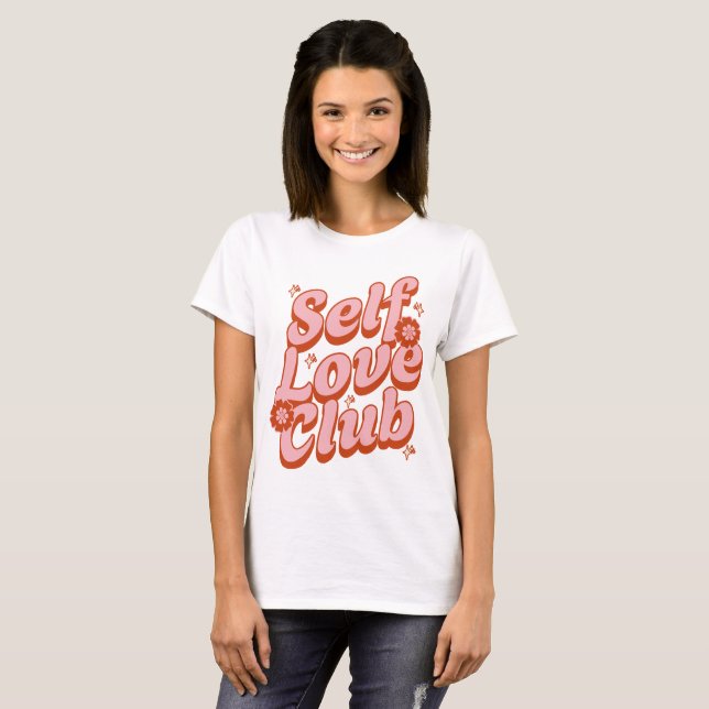 T-shirt Club Amour de Soi Rétro (Devant entier)