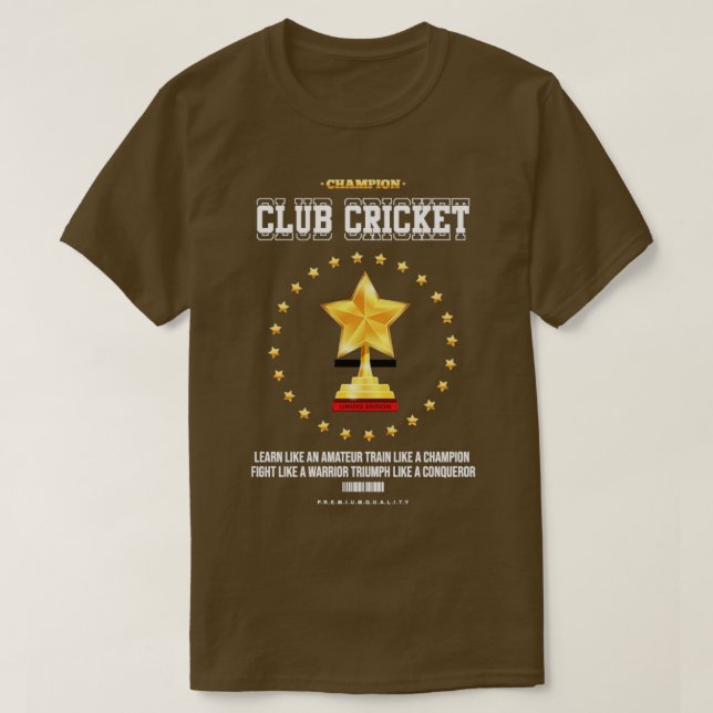 T-shirt Club cricket1 (Design devant)
